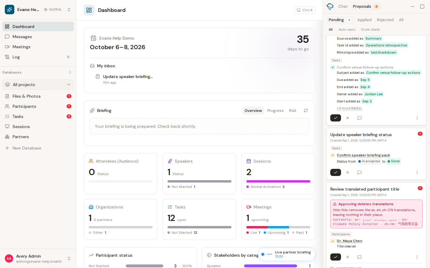 Understand the AI translation impact notice in Formist