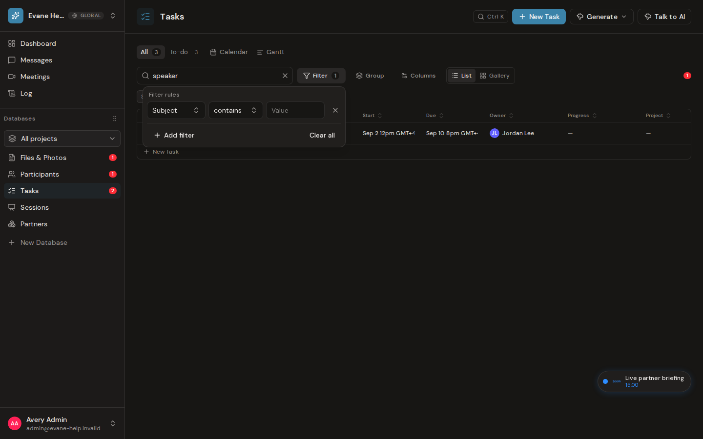Find and organize records in Formist