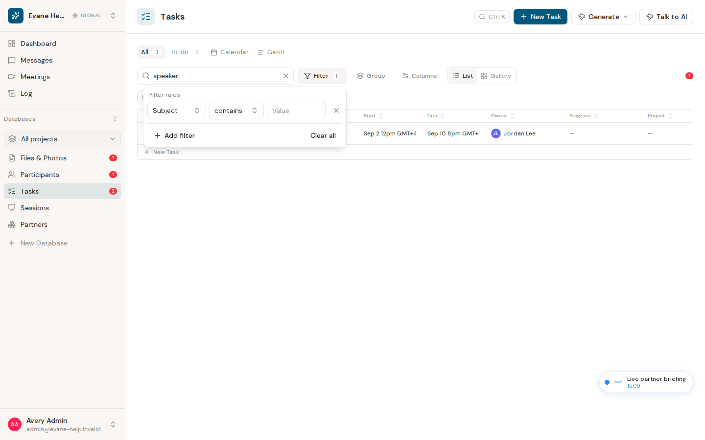 Find and organize records in Formist