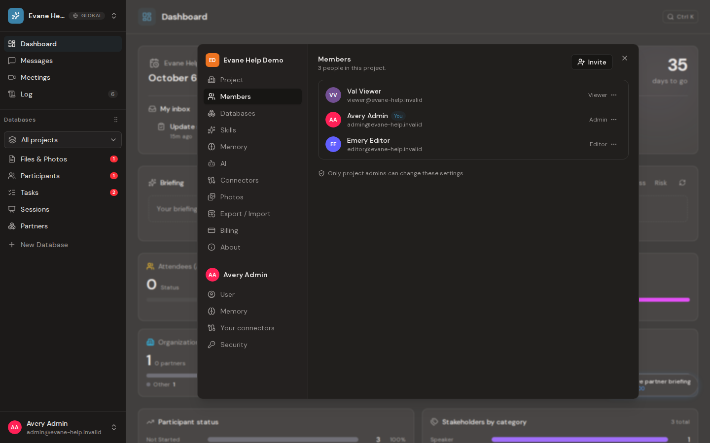 Invite and manage space members in Formist