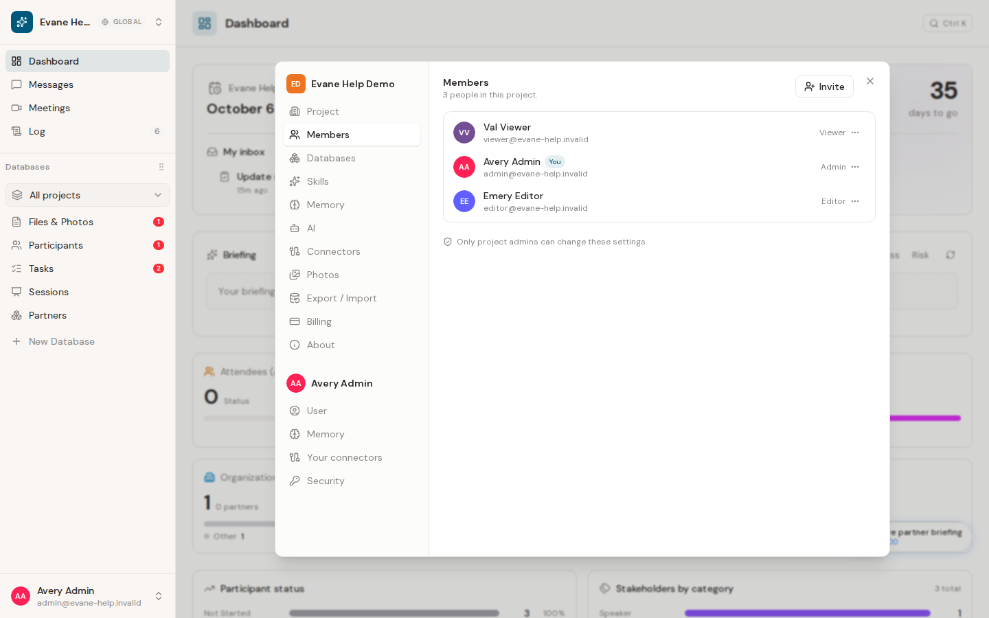 Invite and manage space members in Formist