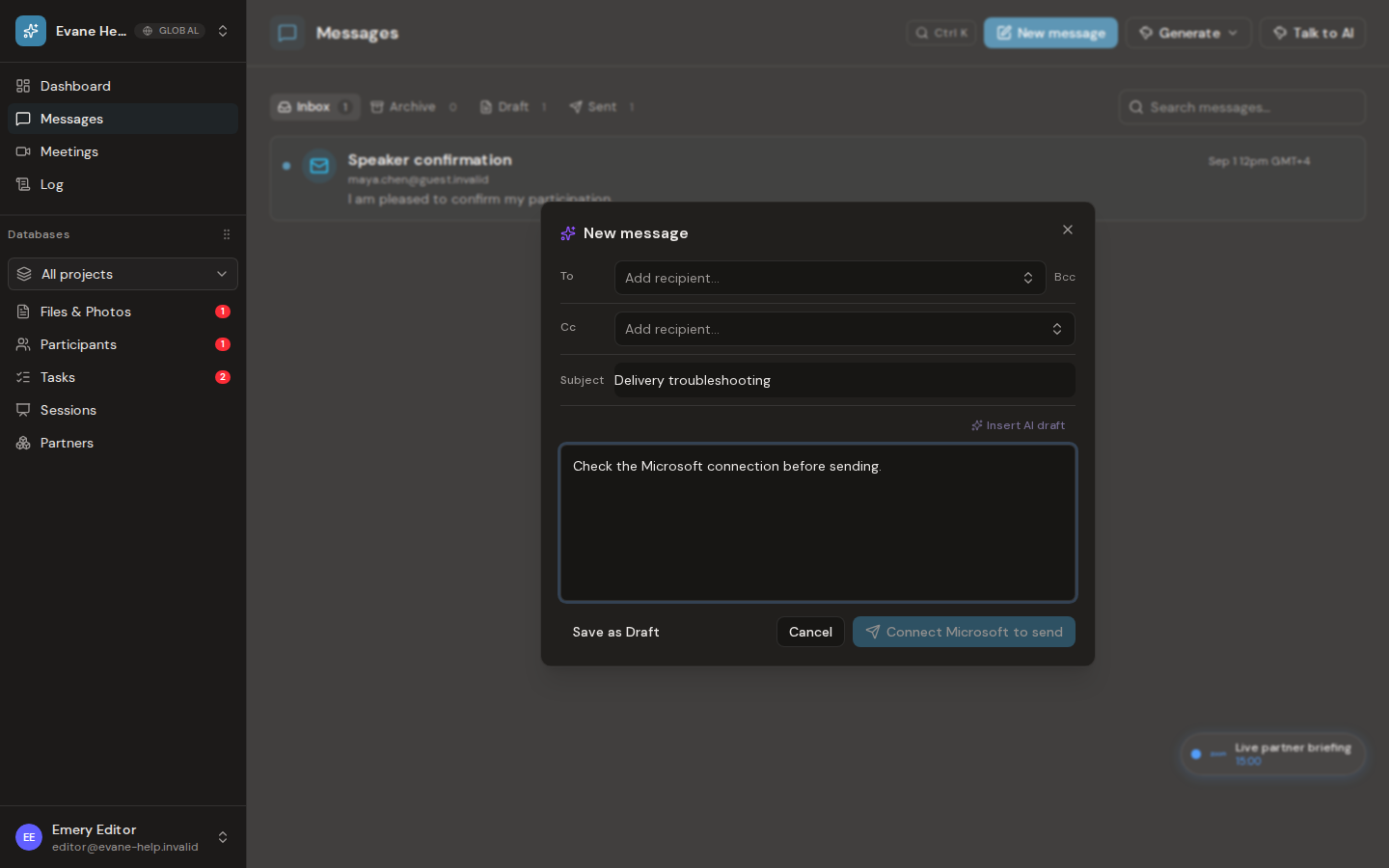 Troubleshoot email delivery in Formist